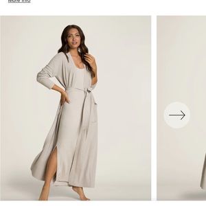 NWOT Barefoot Dreams CozyChic Ultra Lite Long Robe
